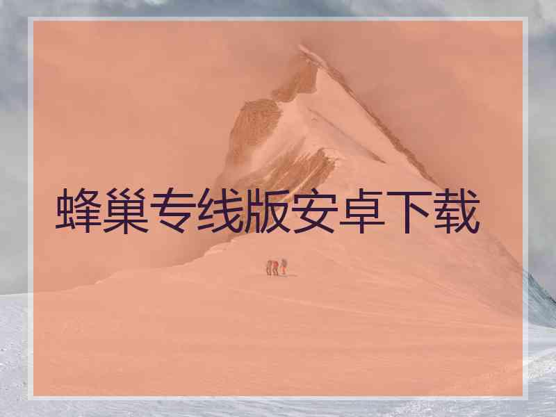 蜂巢专线版安卓下载 蜂巢专线版安卓下载