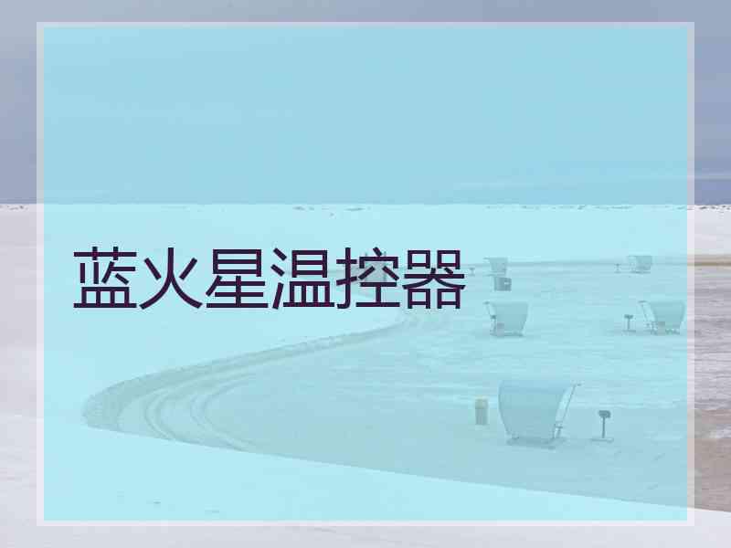 蓝火星温控器 蓝火星温控器