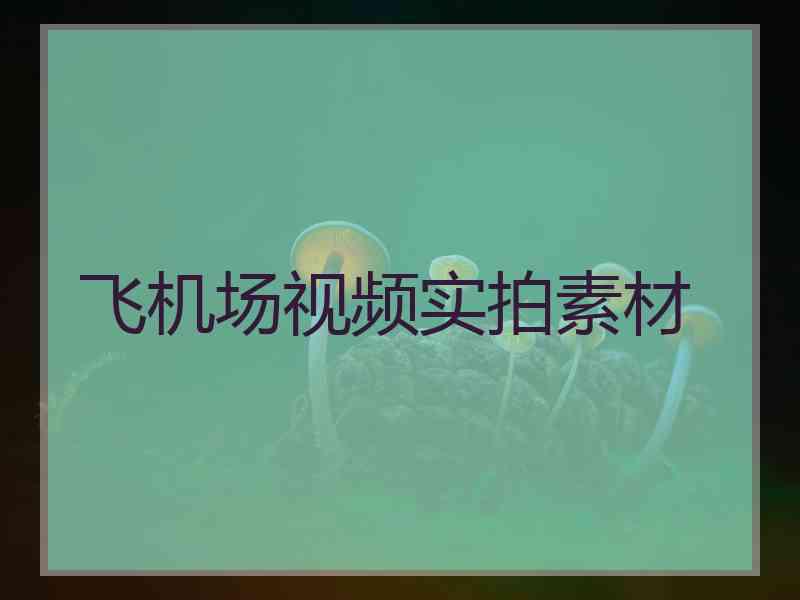 飞机场视频实拍素材 飞机场视频实拍素材