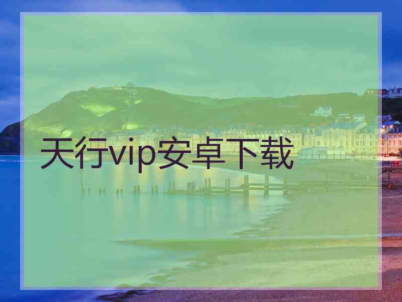 天行vip安卓下载 天行vip安卓下载