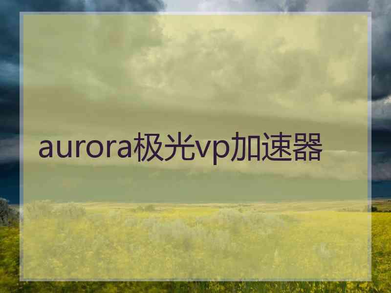 aurora极光vp加速器 aurora极光vp加速器
