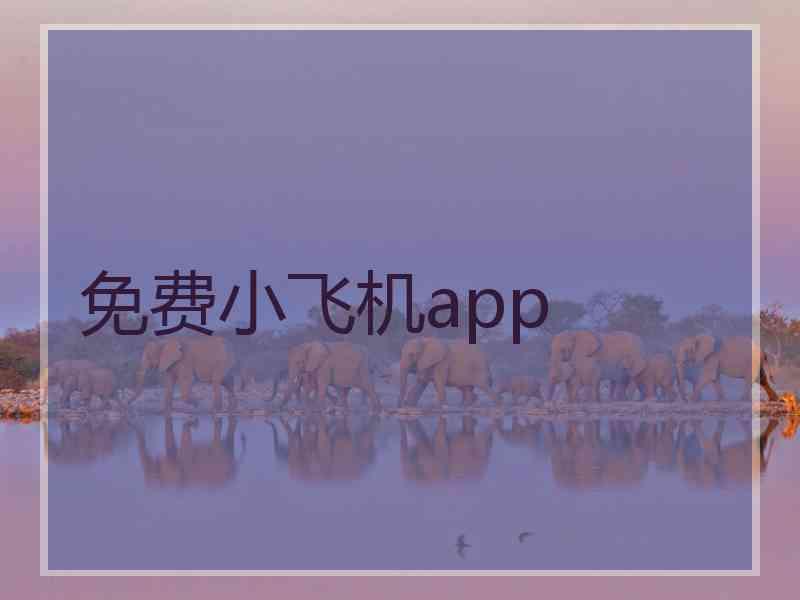 免费小飞机app 免费小飞机app