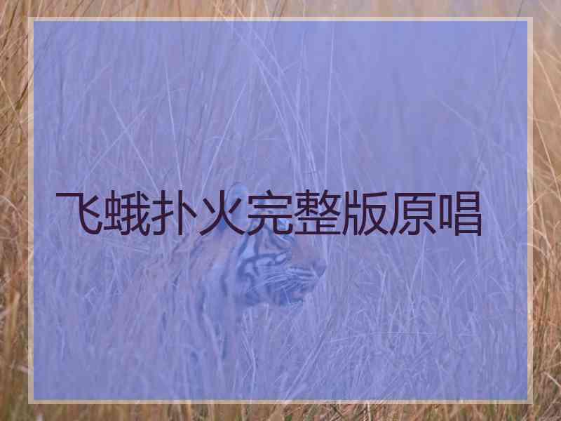 飞蛾扑火完整版原唱 飞蛾扑火完整版原唱