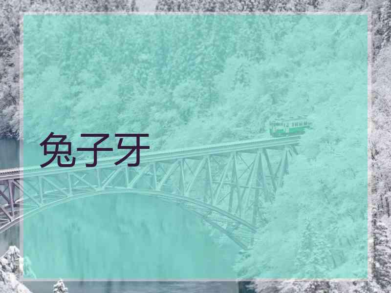 兔子牙