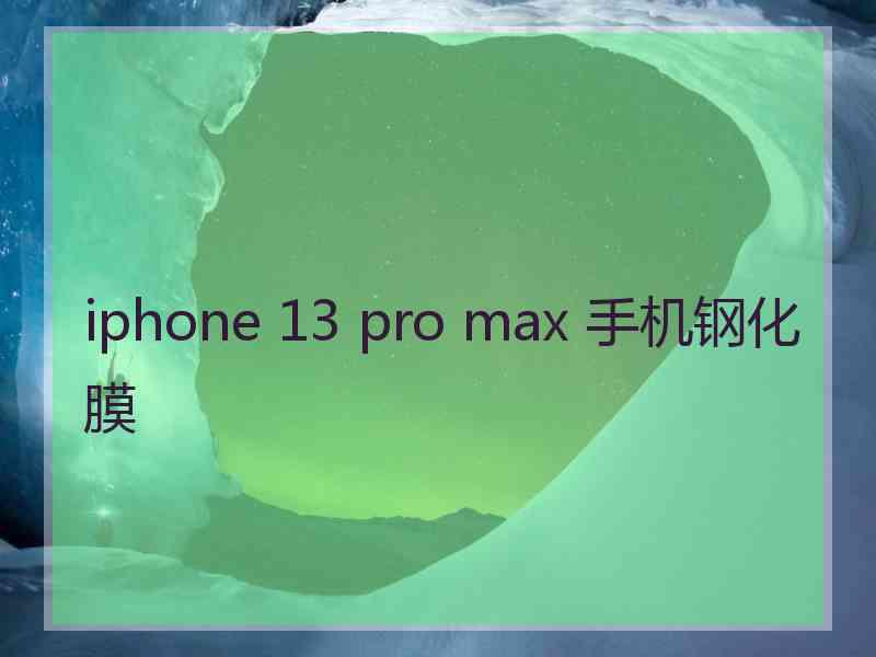 iphone 13 pro max 手机钢化膜