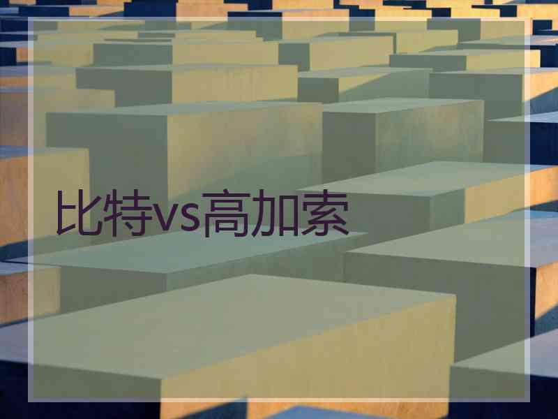 比特vs高加索
