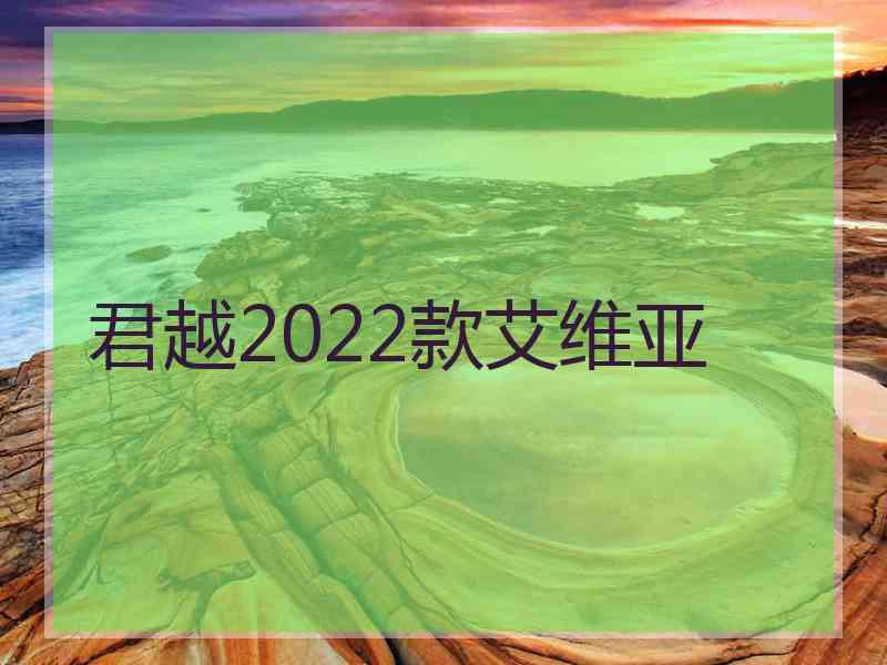 君越2022款艾维亚