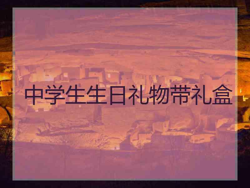 中学生生日礼物带礼盒