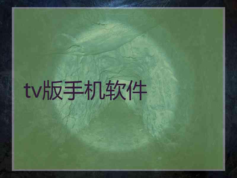 tv版手机软件