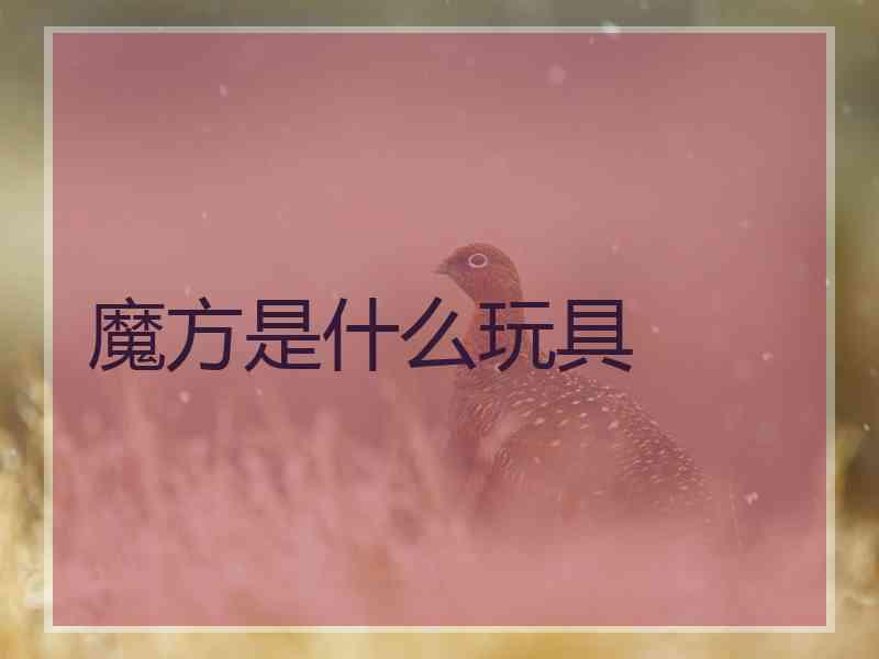 魔方是什么玩具