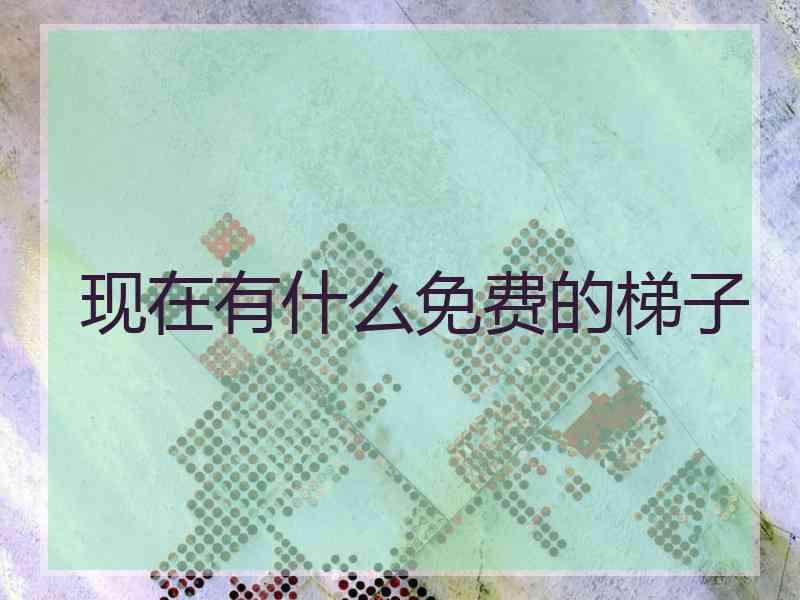 现在有什么免费的梯子