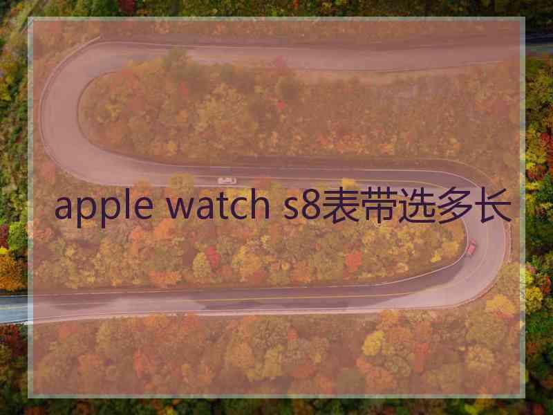 apple watch s8表带选多长