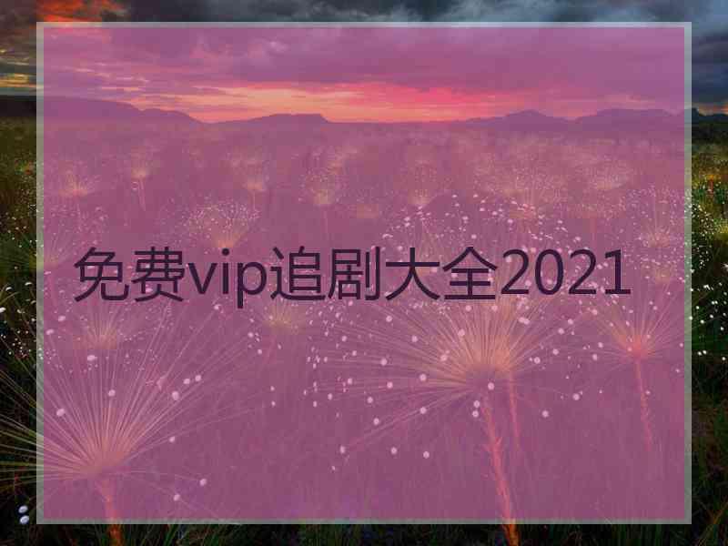 免费vip追剧大全2021