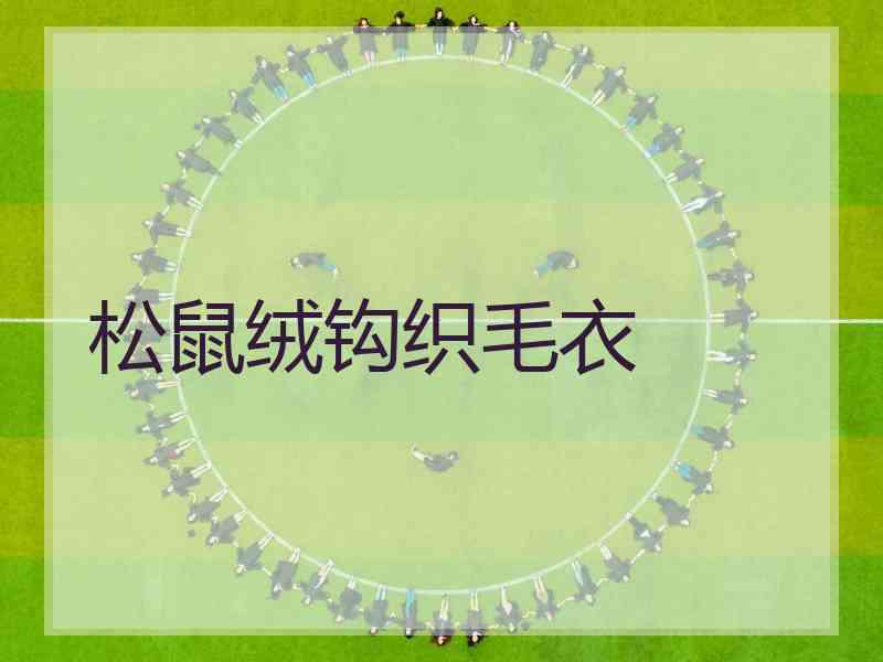 松鼠绒钩织毛衣