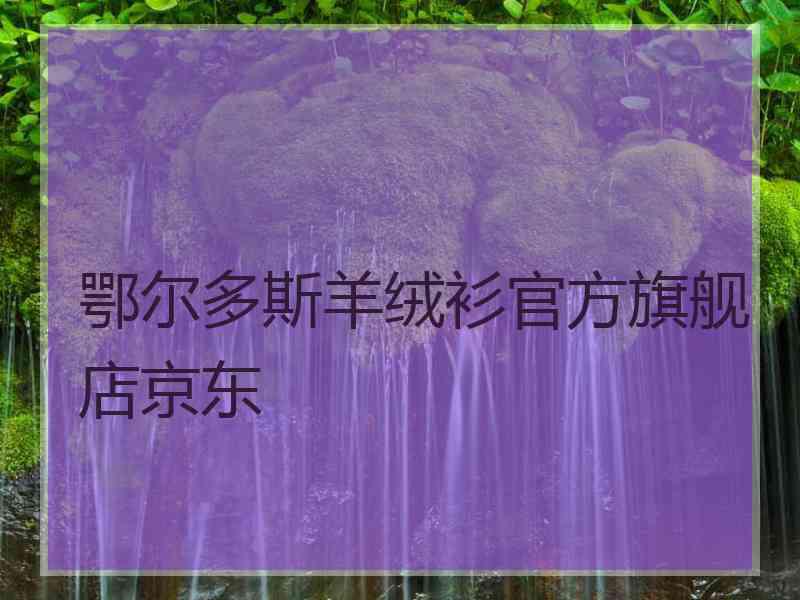 鄂尔多斯羊绒衫官方旗舰店京东