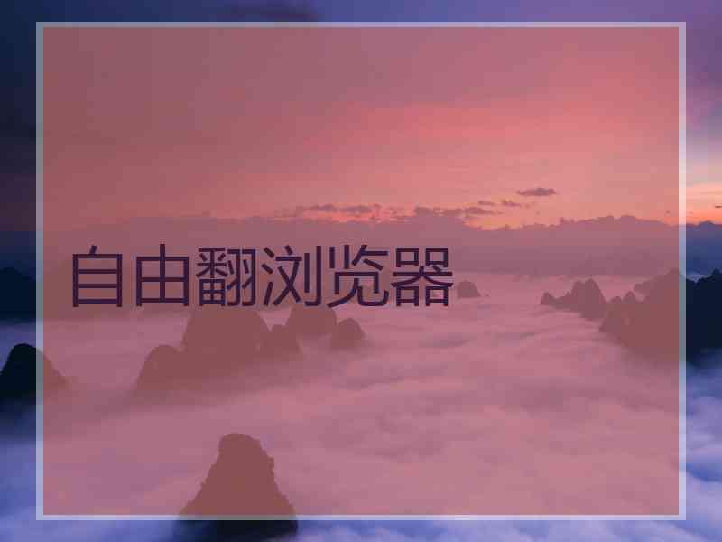 自由翻浏览器