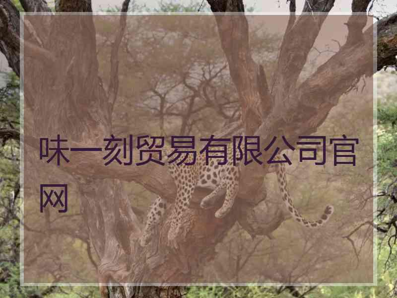 味一刻贸易有限公司官网