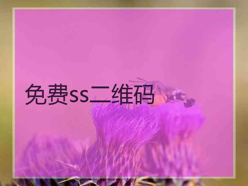 免费ss二维码