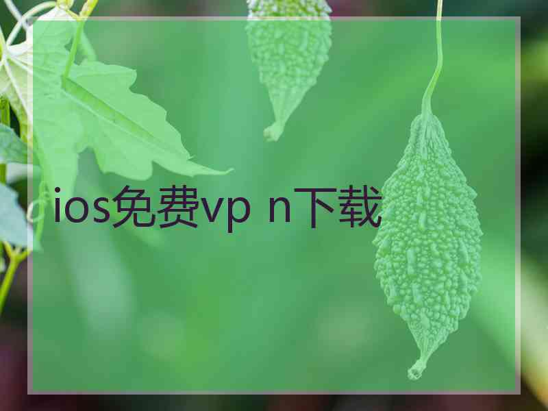 ios免费vp n下载