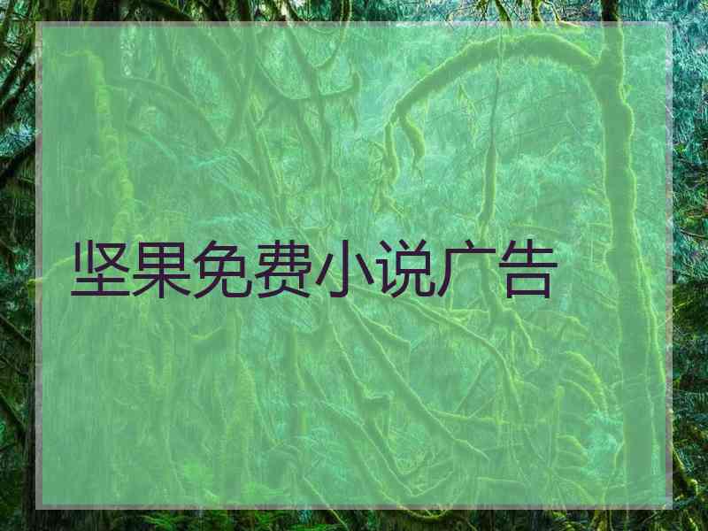 坚果免费小说广告