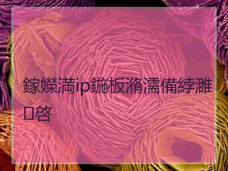 鎵嬫満ip鍦板潃濡備綍濉啓