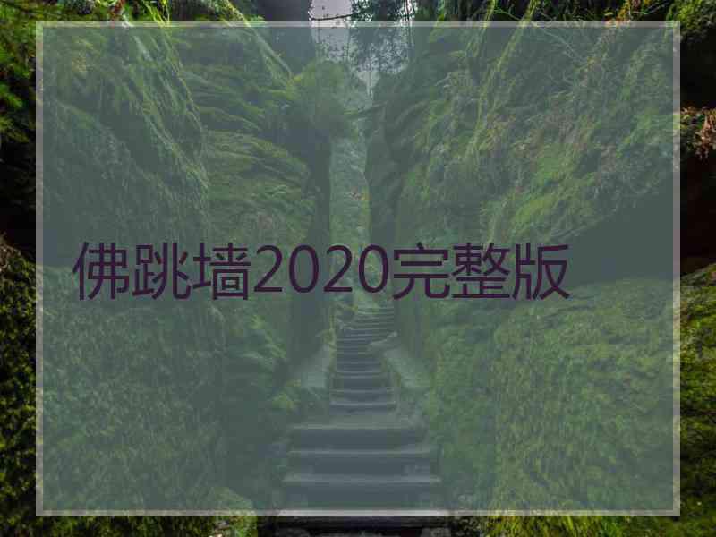 佛跳墙2020完整版