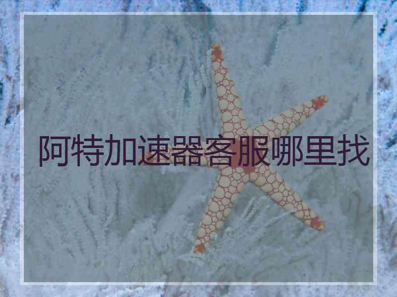 阿特加速器客服哪里找