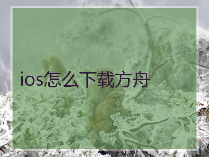 ios怎么下载方舟