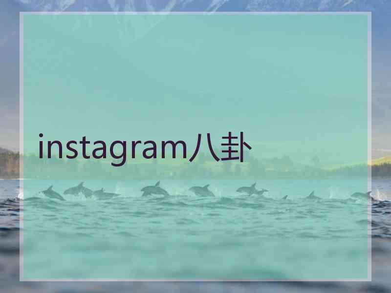 instagram八卦