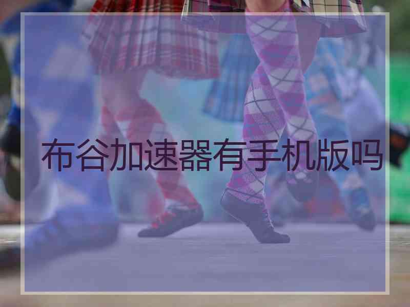 布谷加速器有手机版吗