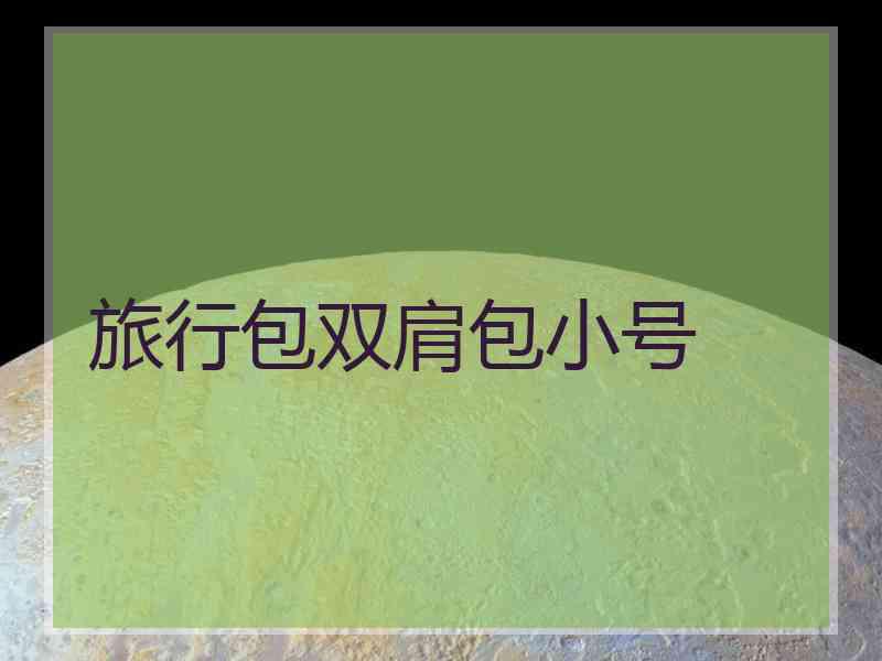 旅行包双肩包小号