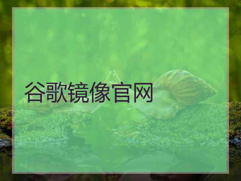 谷歌镜像官网