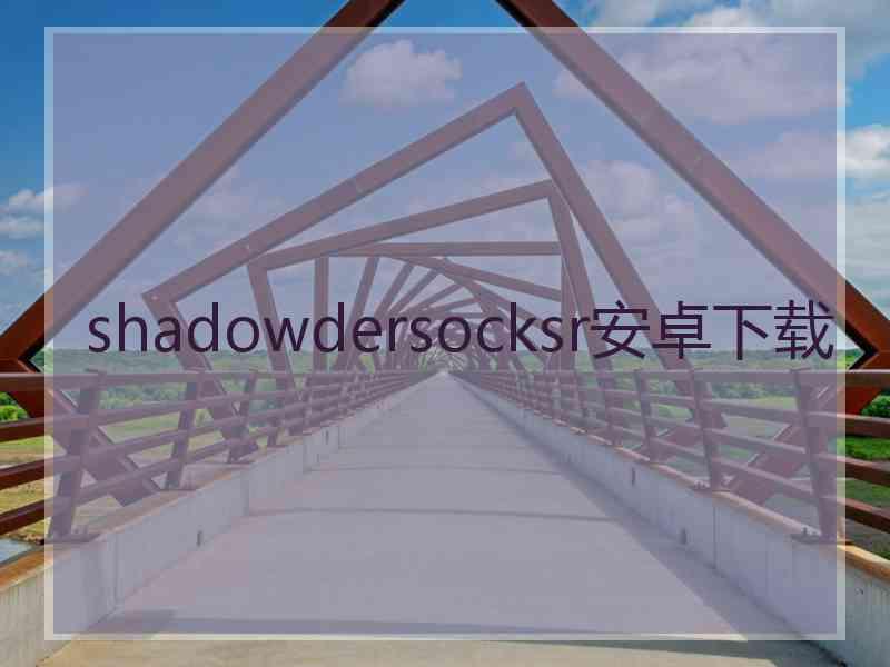 shadowdersocksr安卓下载