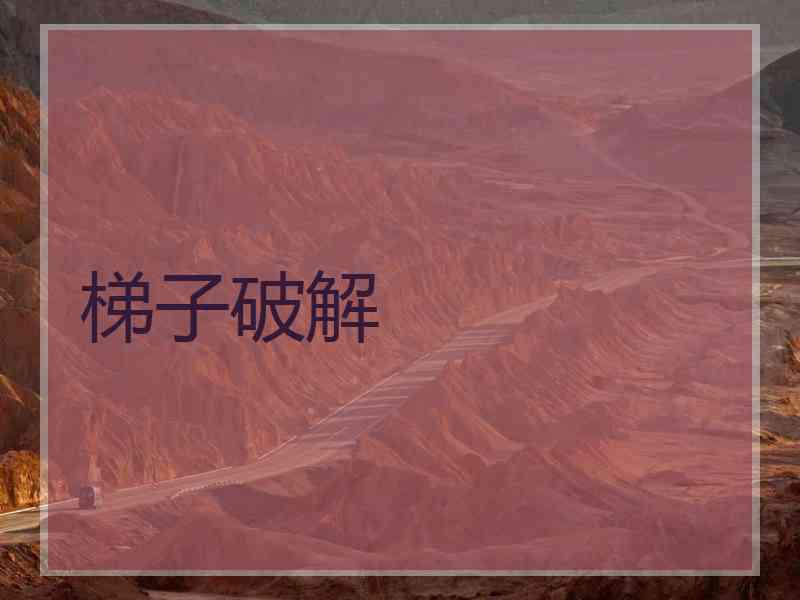 梯子破解
