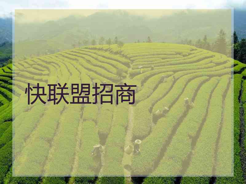 快联盟招商