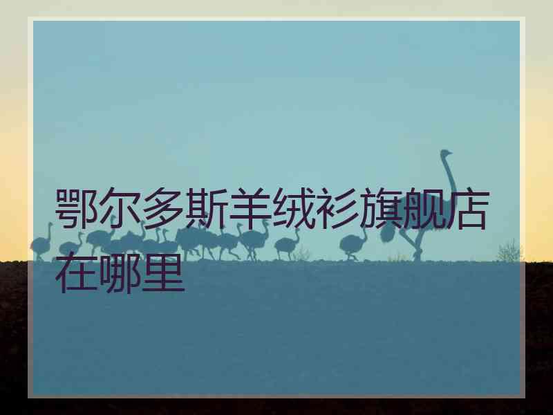 鄂尔多斯羊绒衫旗舰店在哪里