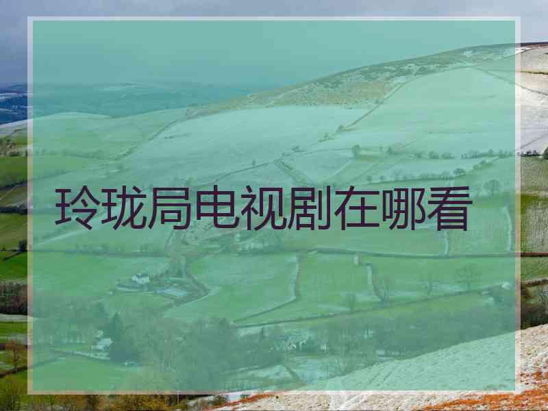 玲珑局电视剧在哪看