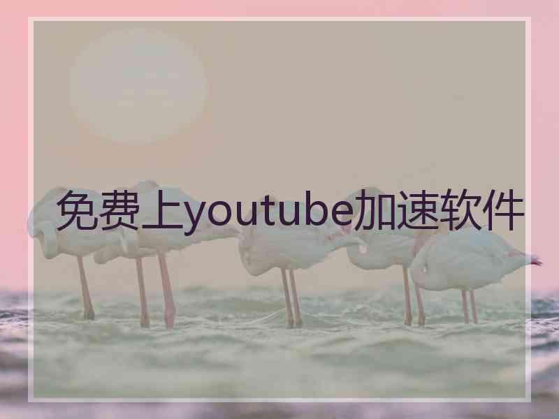 免费上youtube加速软件