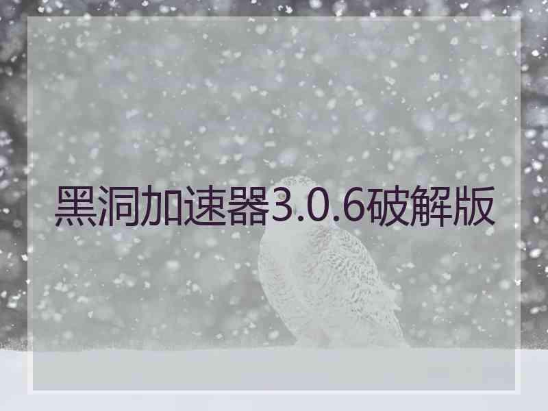黑洞加速器3.0.6破解版