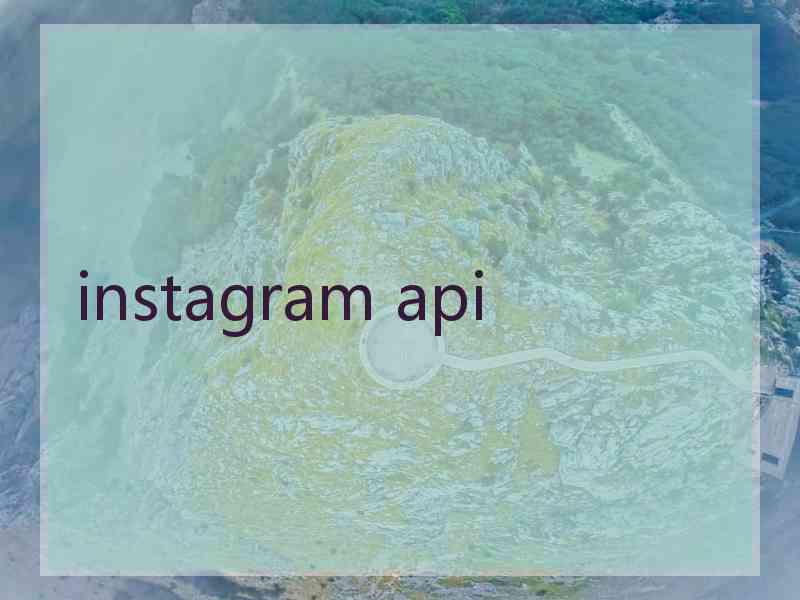 instagram api