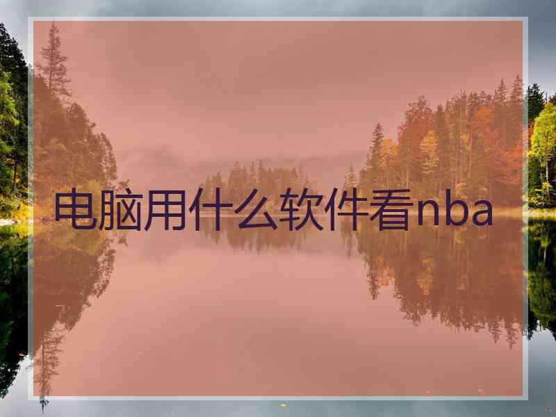 电脑用什么软件看nba