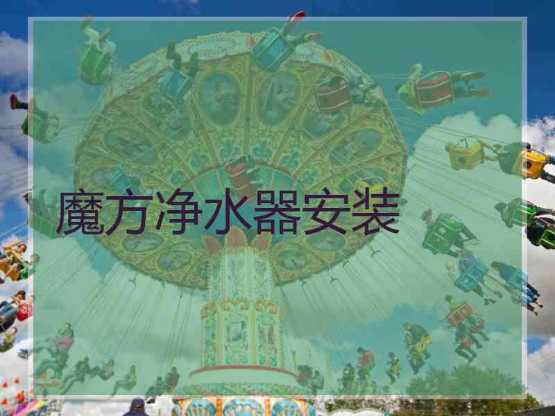 魔方净水器安装