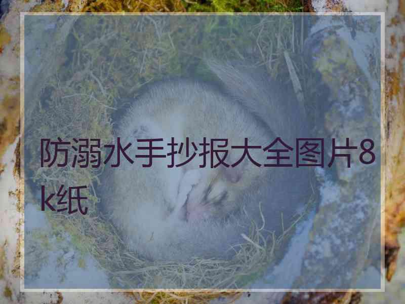 防溺水手抄报大全图片8k纸