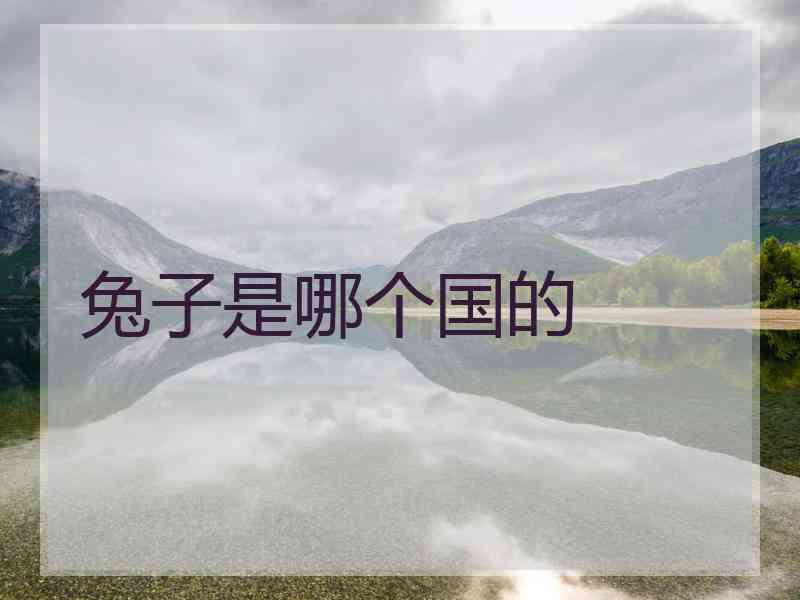 兔子是哪个国的
