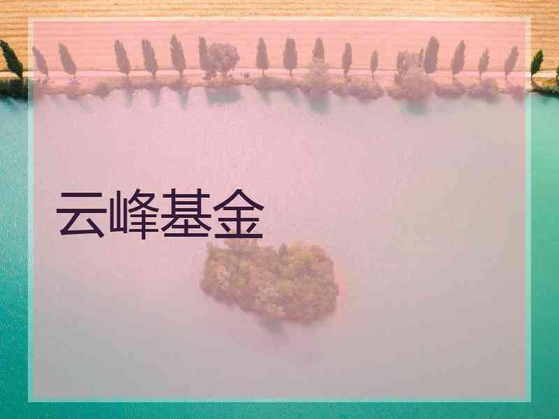 云峰基金
