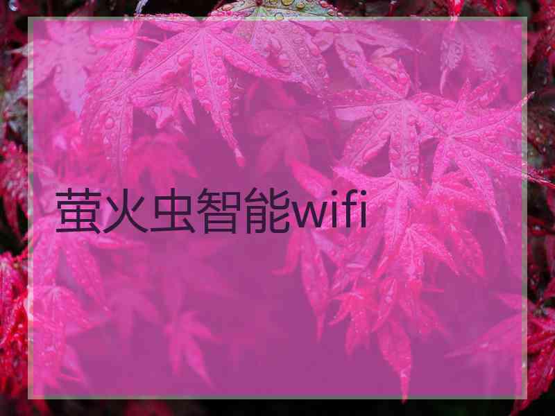 萤火虫智能wifi