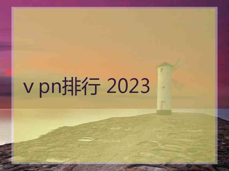 ⅴpn排行 2023