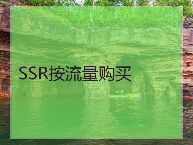 SSR按流量购买