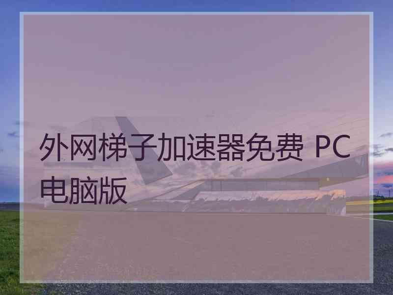 外网梯子加速器免费 PC电脑版