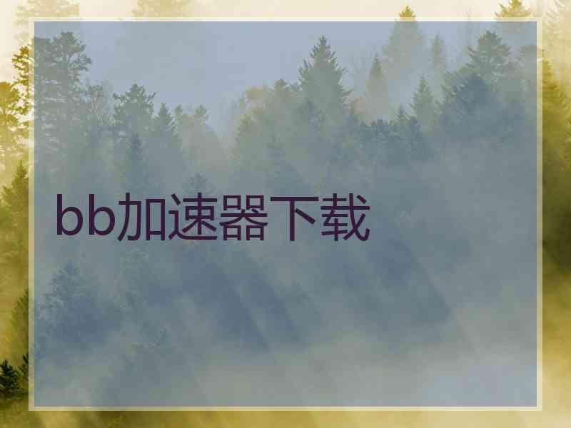 bb加速器下载